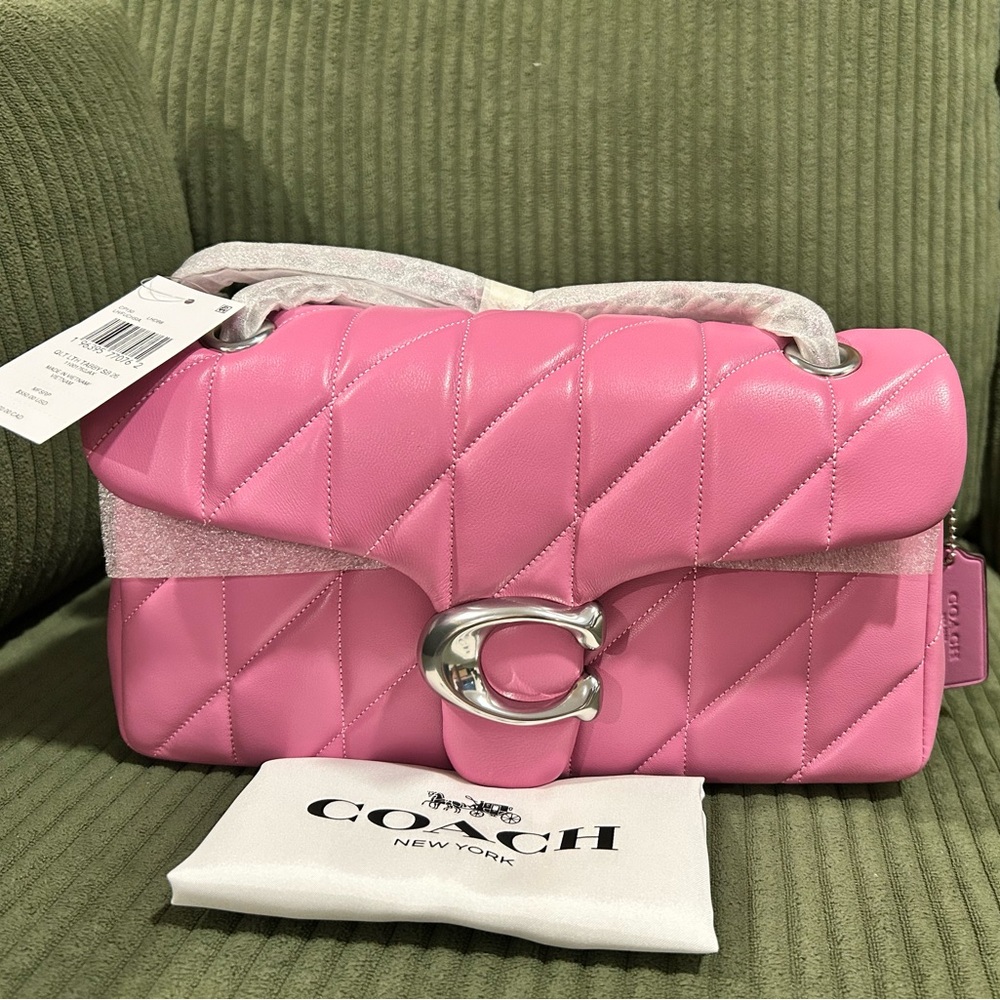 Coach Quilted Tabby 26 Fuchsia NWT